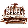 Wooden City - 3D V8 Engine Model - Brown